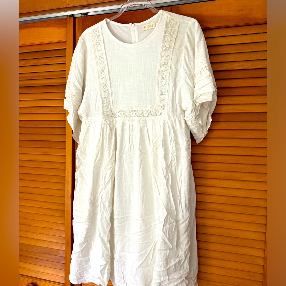 ROOLEE Size Large White Dress